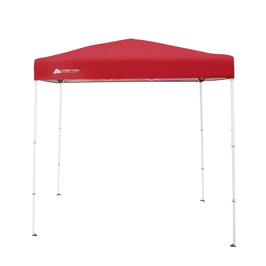 4' x 6' Instant Pop-up Canopy Outdoor Shelter Camping Fishing Hunting RedAdjustable Height UV Resistant Water-Resistant Easy